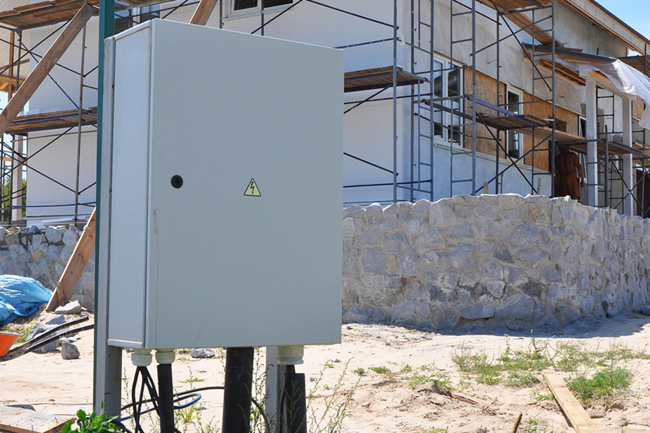 Baustrom bei Breitmeier Elektroanlagen in Schönwölkau