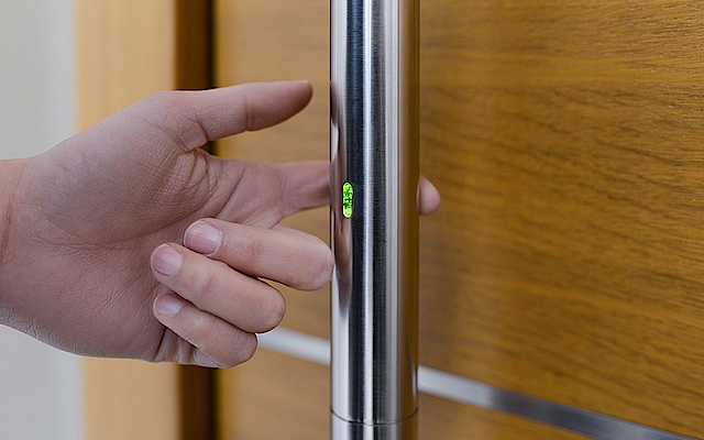 Zutritts­kontrolle bei Breitmeier Elektroanlagen in Schönwölkau