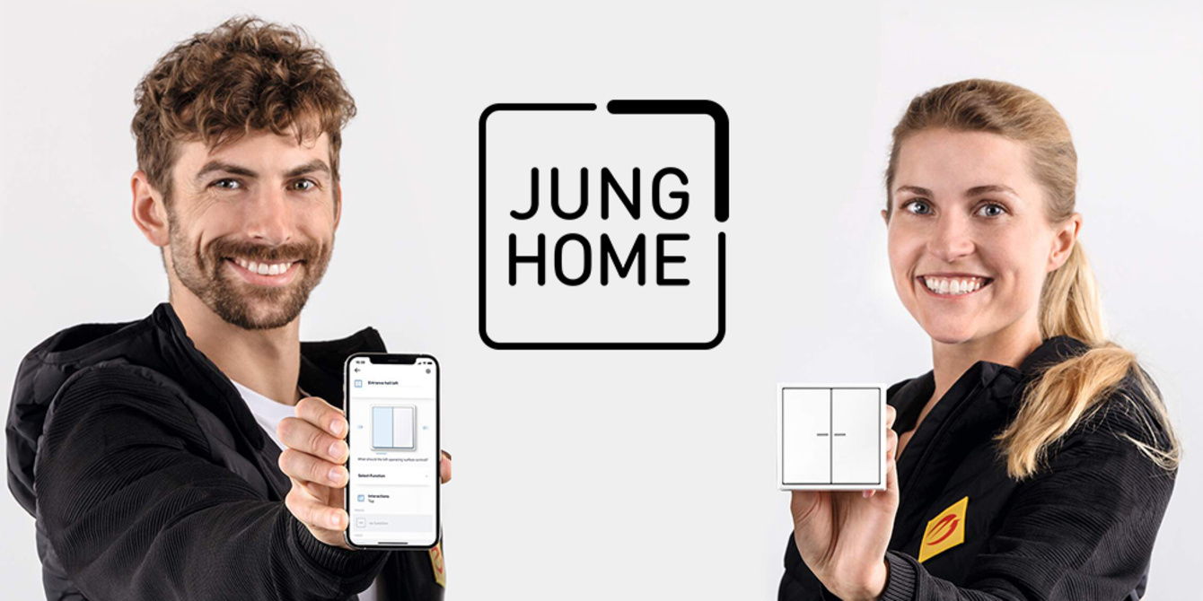 JUNG HOME bei Breitmeier Elektroanlagen in Schönwölkau